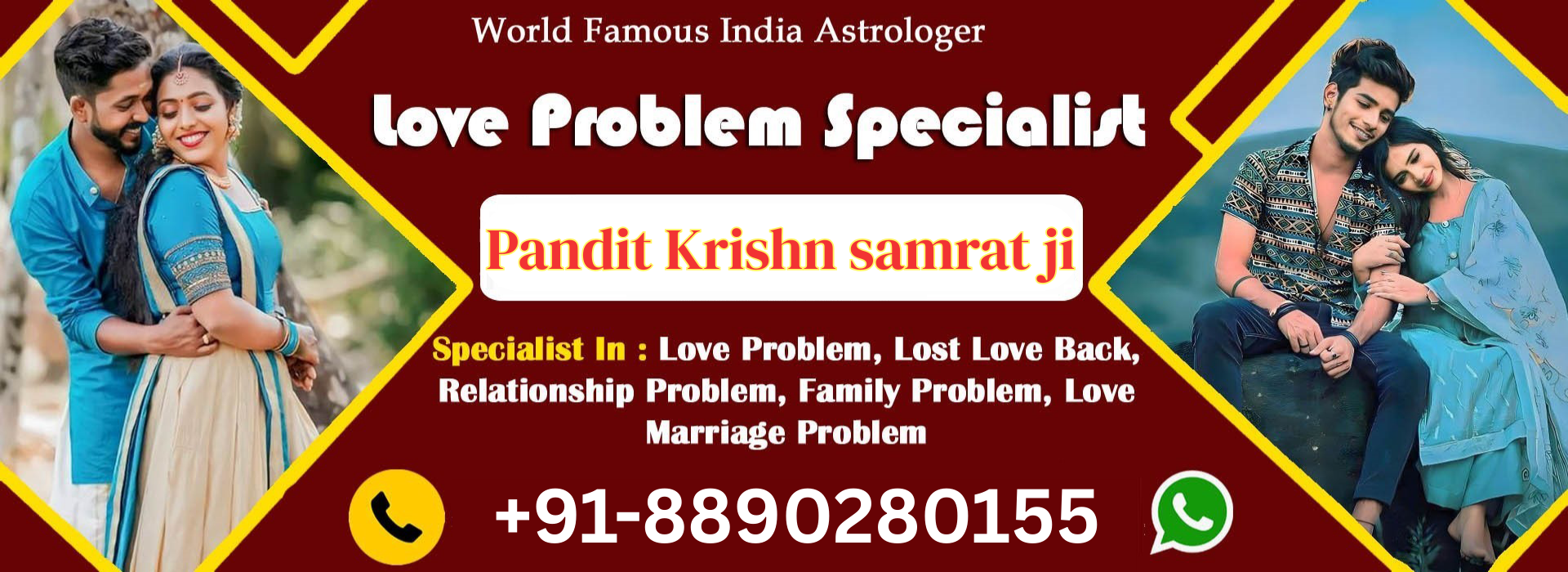 World Famous Astrologer Pandit Krishn samrat Ji +91-8890280155